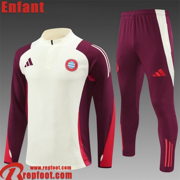 Bayern Munich KIT: Survetement de Foot Enfant 24 25 C305  Bayern Munich KIT: Survetement de Foot Enfant 24 25 C305