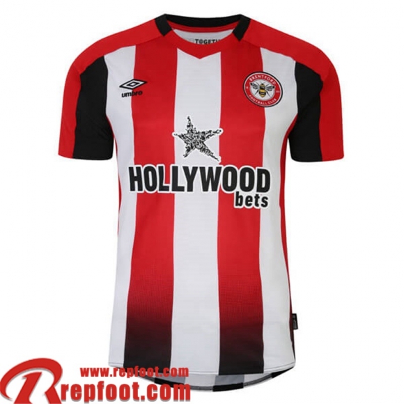 Brentford Maillot De Foot Domicile Homme 23 24  Brentford Maillot De Foot Domicile Homme 23 24