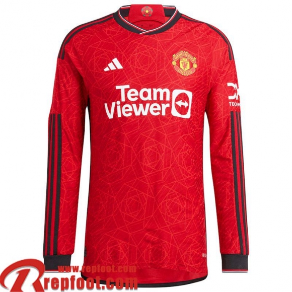 Manchester United Maillot De Foot Domicile Homme Manche Longue 23 24