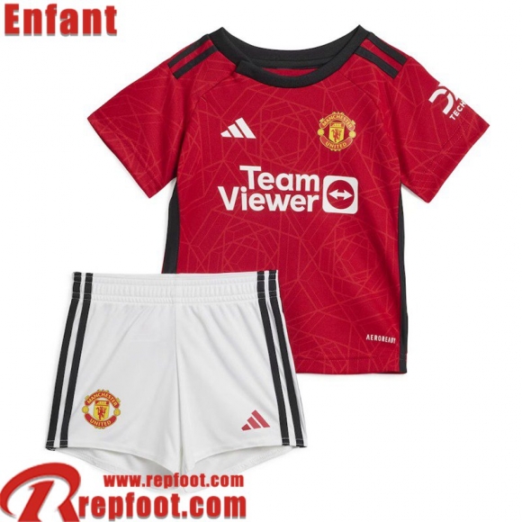 Manchester United Maillot De Foot Domicile Enfant 23 24