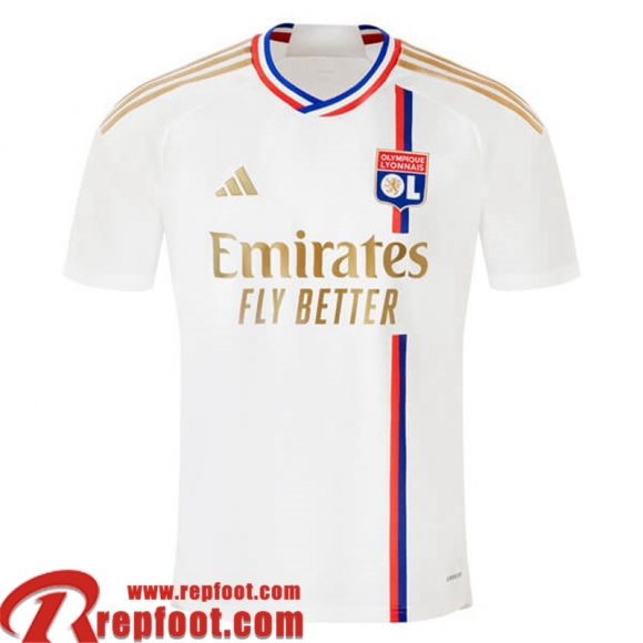 Lyon Maillot De Foot Domicile Homme 23 24  Lyon Maillot De Foot Domicile Homme 23 24
