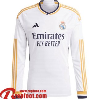 Real Madrid Maillot De Foot Domicile Homme Manche Longue 23 24