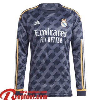 Real Madrid Maillot De Foot Exterieur Homme Manche Longue 23 24