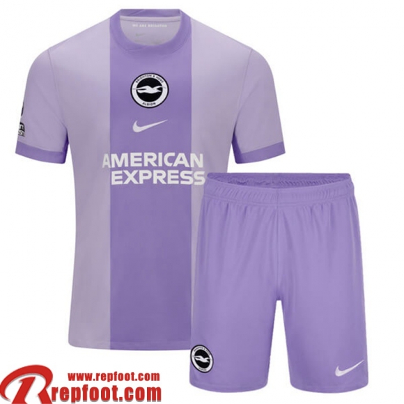 Brighton & Hove Albion Maillots De Foot Exterieur Enfant 2025 2026 Brighton & Hove Albion Maillots De Foot Exterieur Enfant 2025 2026