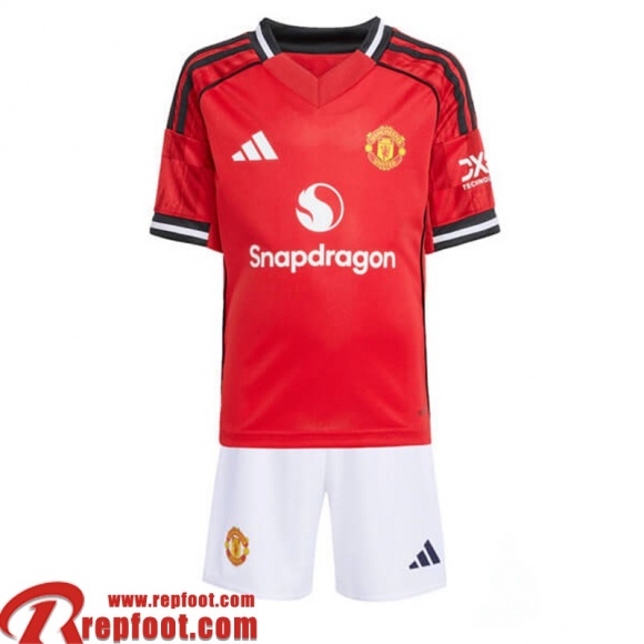 Manchester United Maillots De Foot Domicile Enfant 2025 2026