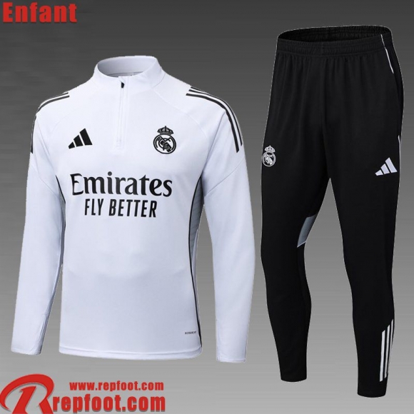 Real Madrid KIT: Survetement de Foot Enfant 2025 2026 C722  Real Madrid KIT: Survetement de Foot Enfant 2025 2026 C722