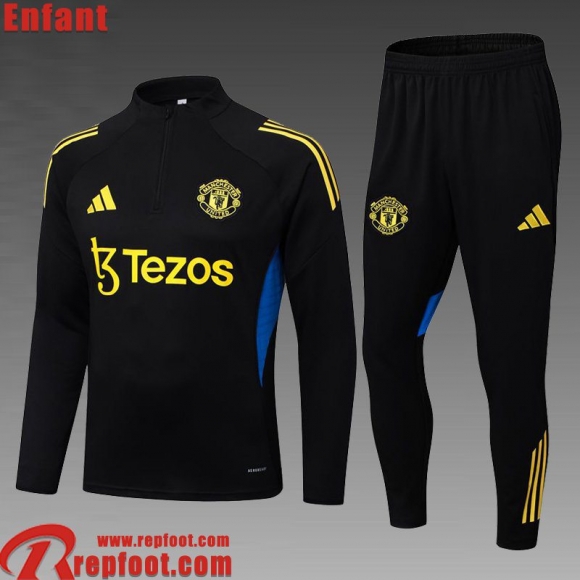 Manchester United KIT: Survetement de Foot Enfant 2025 2026 C726