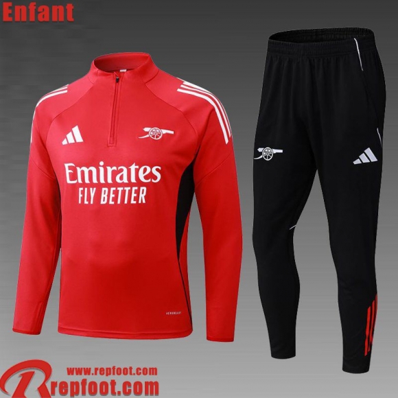 Arsenal KIT: Survetement de Foot Enfant 2025 2026 C734