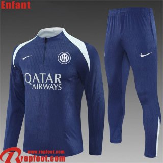 Inter Milan KIT: Survetement de Foot Enfant 2025 2026 C746