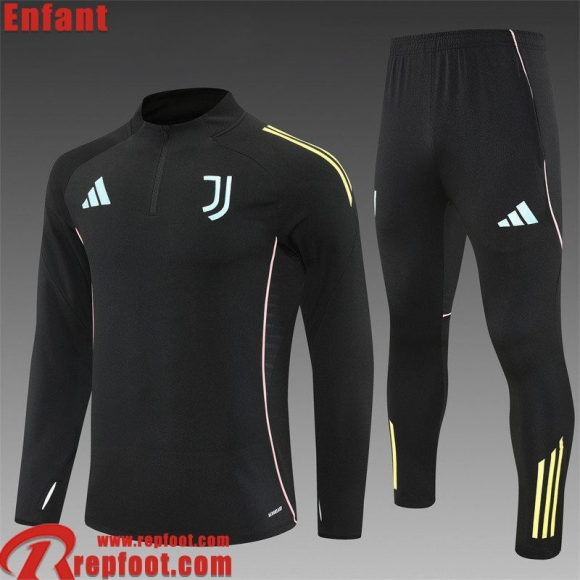Juventus KIT: Survetement de Foot Enfant 2025 2026 C755