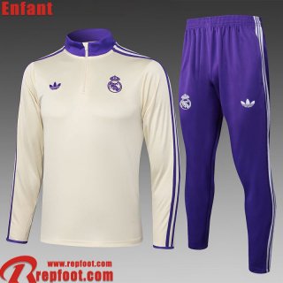 Real Madrid KIT: Survetement de Foot Enfant 2025 2026 C760