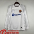 Barcelone Maillot De Foot Exterieur Manche Longue Homme 23 24