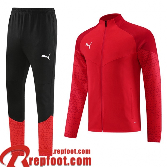 Sport Veste Foot rouge Homme 23 24 JK747