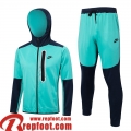 Sport Veste Foot - Sweat A Capuche vert clair Homme 23 24 JK761