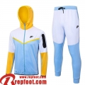 Sport Veste Foot - Sweat A Capuche bleu ciel Homme 23 24 JK770