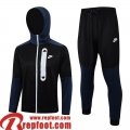 Sport Veste Foot - Sweat A Capuche noir Homme 23 24 JK776