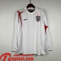 Angleterre Retro Maillot De Foot Manche Longue Domicile Homme 2006 FG284