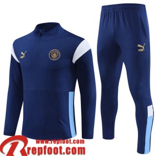 Manchester City Survetement de Foot bleu Homme 23 24 TG838