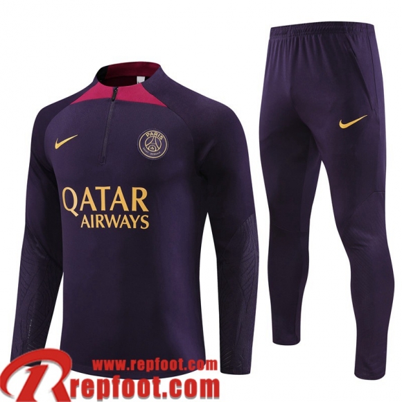 PSG Survetement de Foot noir Homme 23 24 TG843