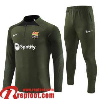 Barcelone Survetement de Foot vert foncé Homme 23 24 TG850