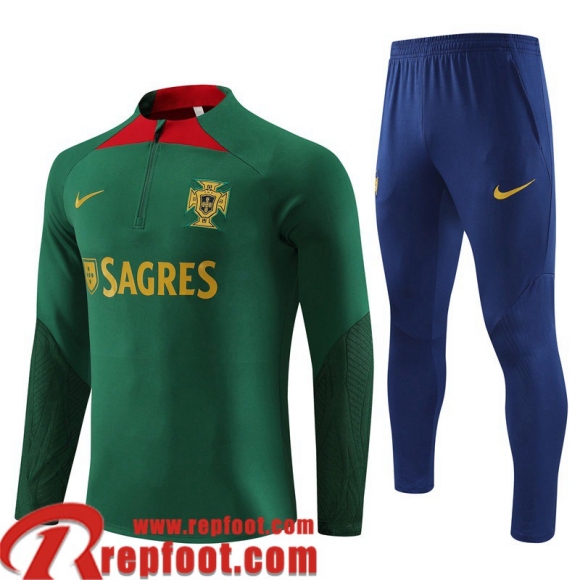 Portugal Survetement de Foot vert Homme 23 24 TG857