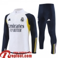 Real Madrid Survetement de Foot Blanc Homme 23 24 TG861