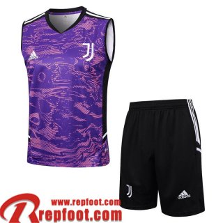 Juventus Survetement Sans manches Violet Homme 23 24 TG883