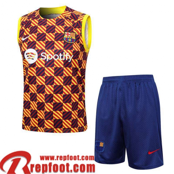 Barcelone Survetement Sans manches orange Homme 23 24 TG884