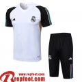 Real Madrid Survetement T Shirt Blanc Homme 23 24 TG893