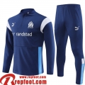 Marseille Survetement de Foot bleu marine Homme 23 24 TG819