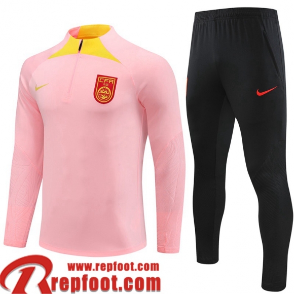 China Survetement de Foot rose Homme 23 24 TG825