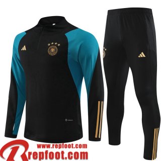 Allemagne Survetement de Foot noir Homme 23 24 TG827