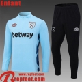 West Ham Survetement de Foot bleu Enfant 23 24 TK632