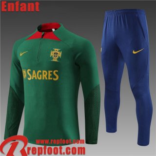 Portugal Survetement de Foot vert Enfant 23 24 TK657