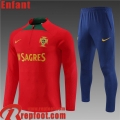 Portugal Survetement de Foot rouge Enfant 23 24 TK658 Portugal Survetement de Foot rouge Enfant 23 24 TK658