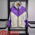 Real Madrid Coupe Vent violet blanc Homme 23 24 WK516