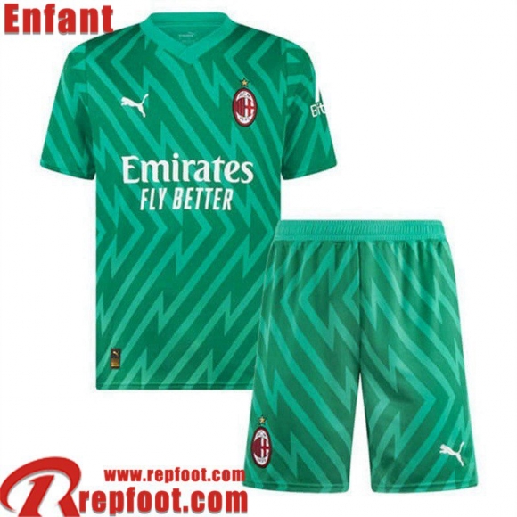 AC Milan Maillot De Foot Gardiens De But Enfant 23 24 TBB143