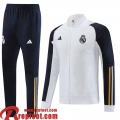 Real Madrid Veste Foot Blanc Homme 23 24 JK789