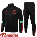 Manchester United Veste Foot noir Homme 23 24 JK796