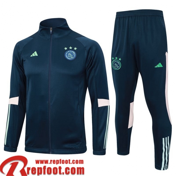 Ajax Veste Foot bleu marine Homme 23 24 JK798