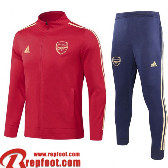 Arsenal Veste Foot rouge Homme 23 24 JK814 Arsenal Veste Foot rouge Homme 23 24 JK814