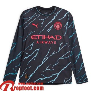 Manchester City Maillot De Foot Third Homme Manche Longue 23 24