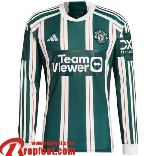 Manchester United Maillot De Foot Exterieur Homme Manche Longue 23 24