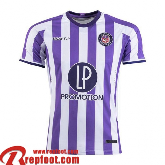 Toulouse Maillot De Foot Domicile Homme 23 24  Toulouse Maillot De Foot Domicile Homme 23 24