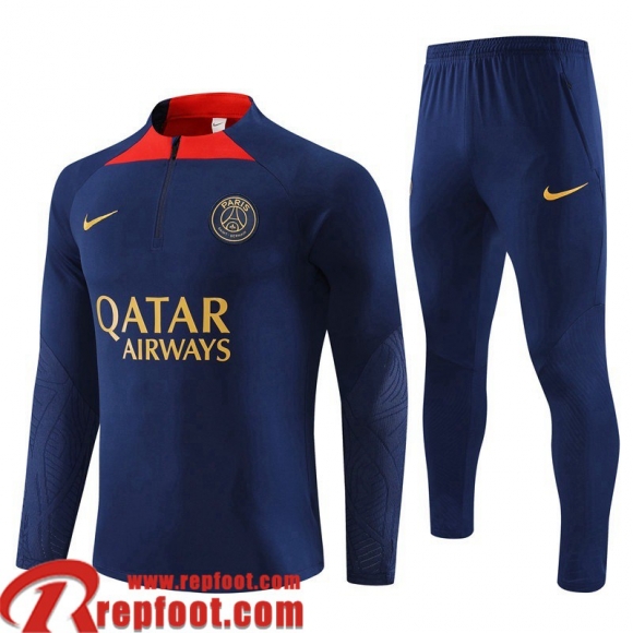 PSG Survetement de Foot bleu marine Homme 23 24 TG899