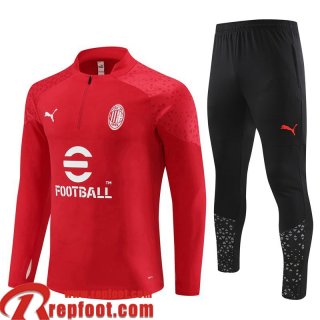 AC Milan Survetement de Foot rouge Homme 23 24 TG913