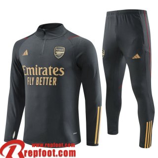 Arsenal Survetement de Foot gris Homme 23 24 TG915