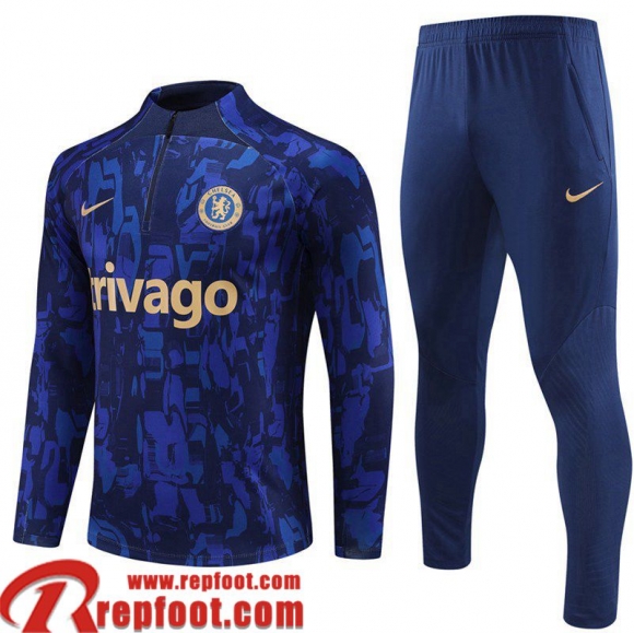 Chelsea Survetement de Foot bleu marine Homme 23 24 TG919