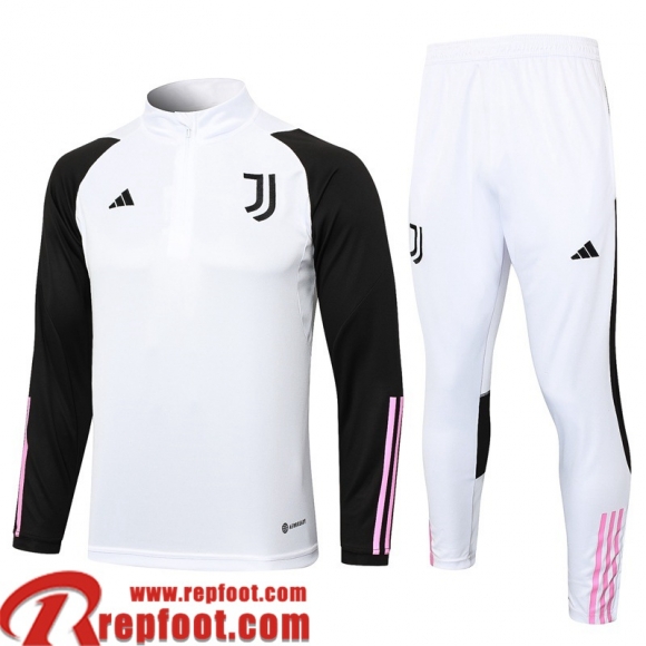 Juventus Survetement de Foot Blanc Homme 23 24 TG926