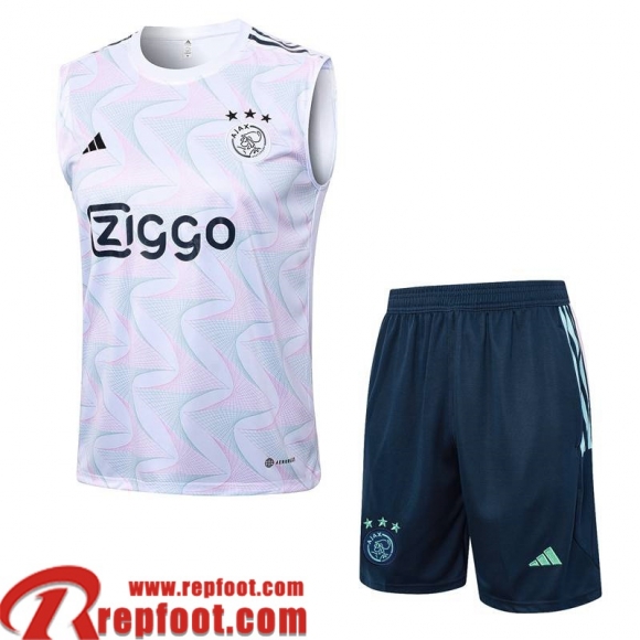 Ajax Survetement Sans manches Blanc Homme 23 24 TG939